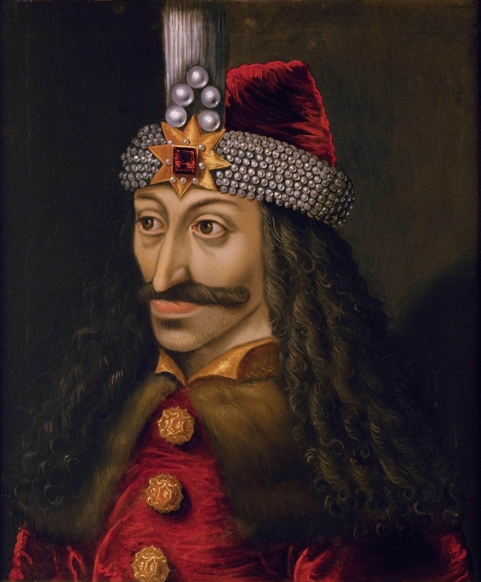 Vlad the Impaler (Vlad III) — 16th-century oil portrait, Ambras Castle collection