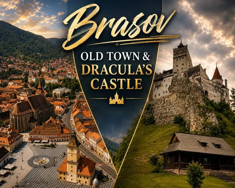 Bucharest: Dracula Castle & Brasov Small-Group Day Trip