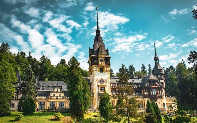 Peles Castle in Sinaia, Romania
